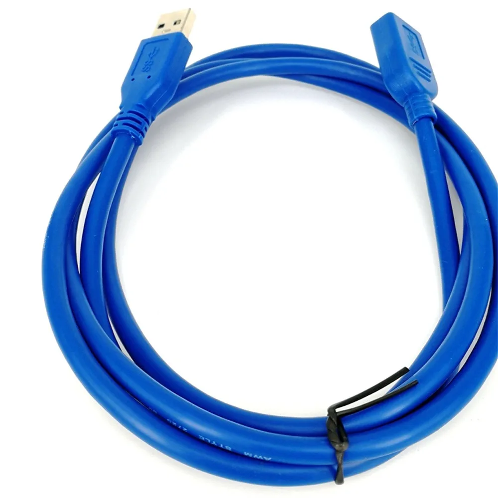 USB Extension Cable 0.5/1/1.5/3/5M 3.0 Male to Female durable Data Sync Cord 5Gbps Line Blue Accessory | Компьютеры и офис