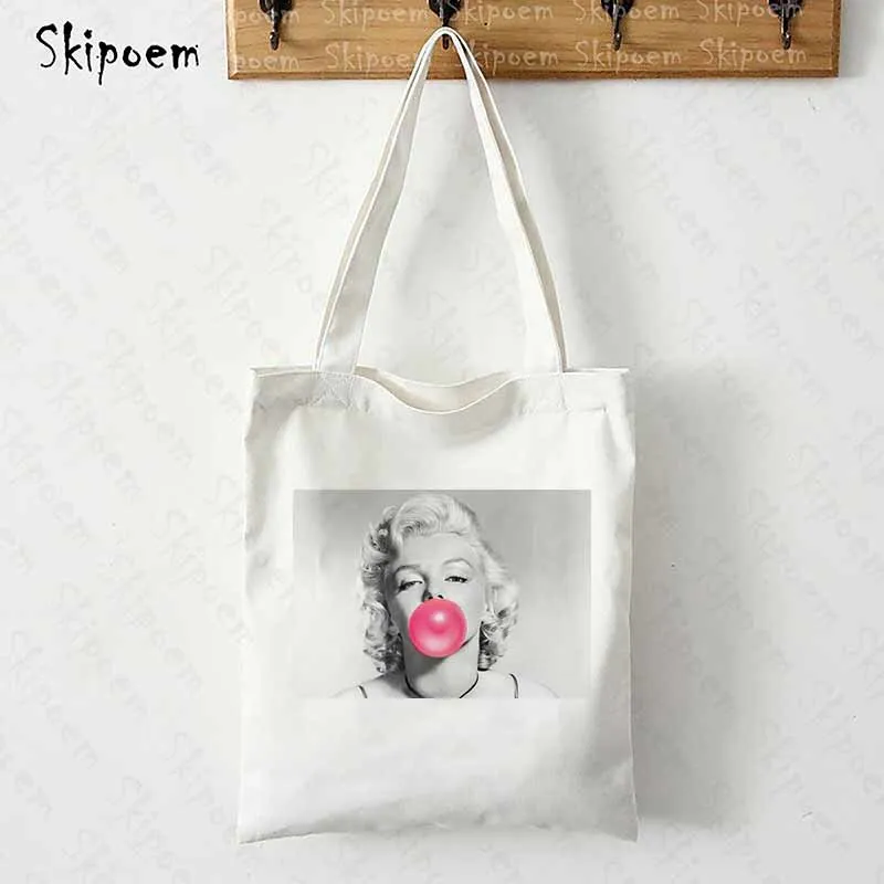 Модные сумки Мэрилин Монро выдувные пузыри 2021 новые Сумки для покупок готические