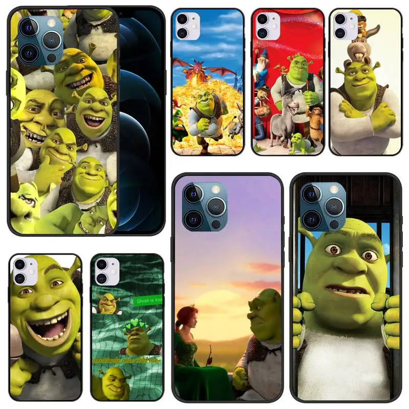 

Cartoon Moive S-Shreks Coon Phone Case for iphone 12 13 Mini SE 2020 6 6S Plus 7 8 Plus X XR XS 11 Pro Max Fundas Coque cover