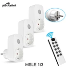 Инфракрасная розетка с дистанционным управлением, штепсельная вилка европейского стандарта, которая может проникать в стену, универсальная розетка питания 433 МГц умный дом