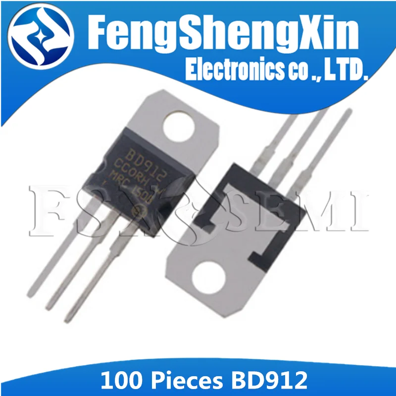 

100 шт./лот BD912 15A/100V TO-220 кремниевые транзисторы PNP