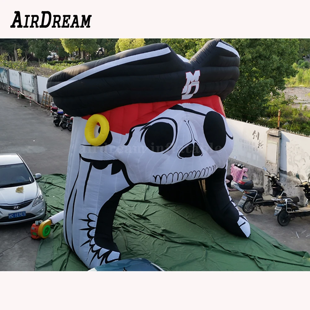 

High Quality Cartoon character Halloween Inflatable Pirate Captain Tunnel Halloween Inflatable Channel for event decoration