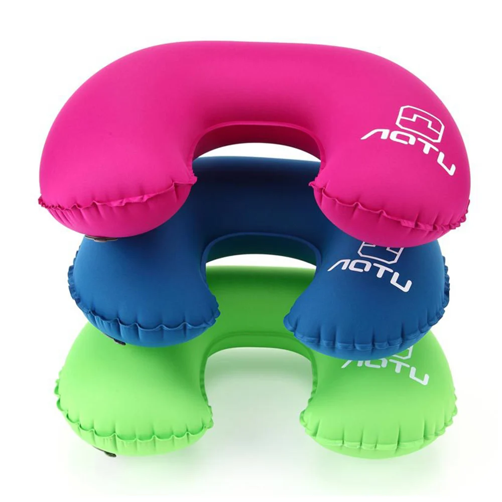 Продажа u-образных надувных подушек для путешествий подушка шеи сверхлегкие