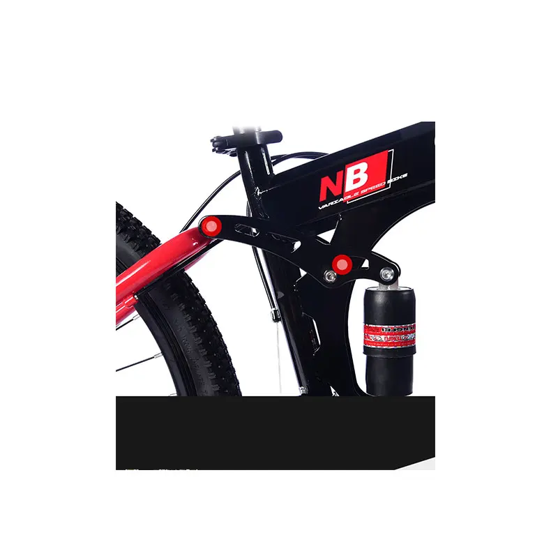 Складной горный велосипед с тремя ножами амортизирующий внедорожный 26 дюймов