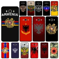 yndfcnb albania flag phone case for samsung j 4 5 6 7 8 prime plus 2018 2017 2016 j7 core
