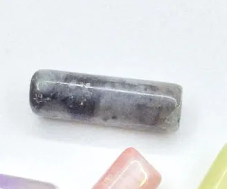 black Eruifa 10 шт. 13 мм длиной, 4 мм толщиной полудрагоценный каменный Шарм Подвеска ювелирные изделия DIY серьги ожерелье 11 цветов - Цвет: black