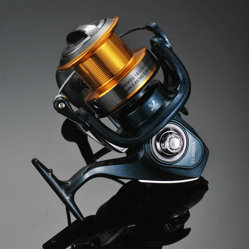

SL8000 Series Fishing Reels Spinning 12+1BB Spinning Fishing Reel Metal 3.9:1 Spinning Reel Fishing Tackle Ocean Beach Fishing