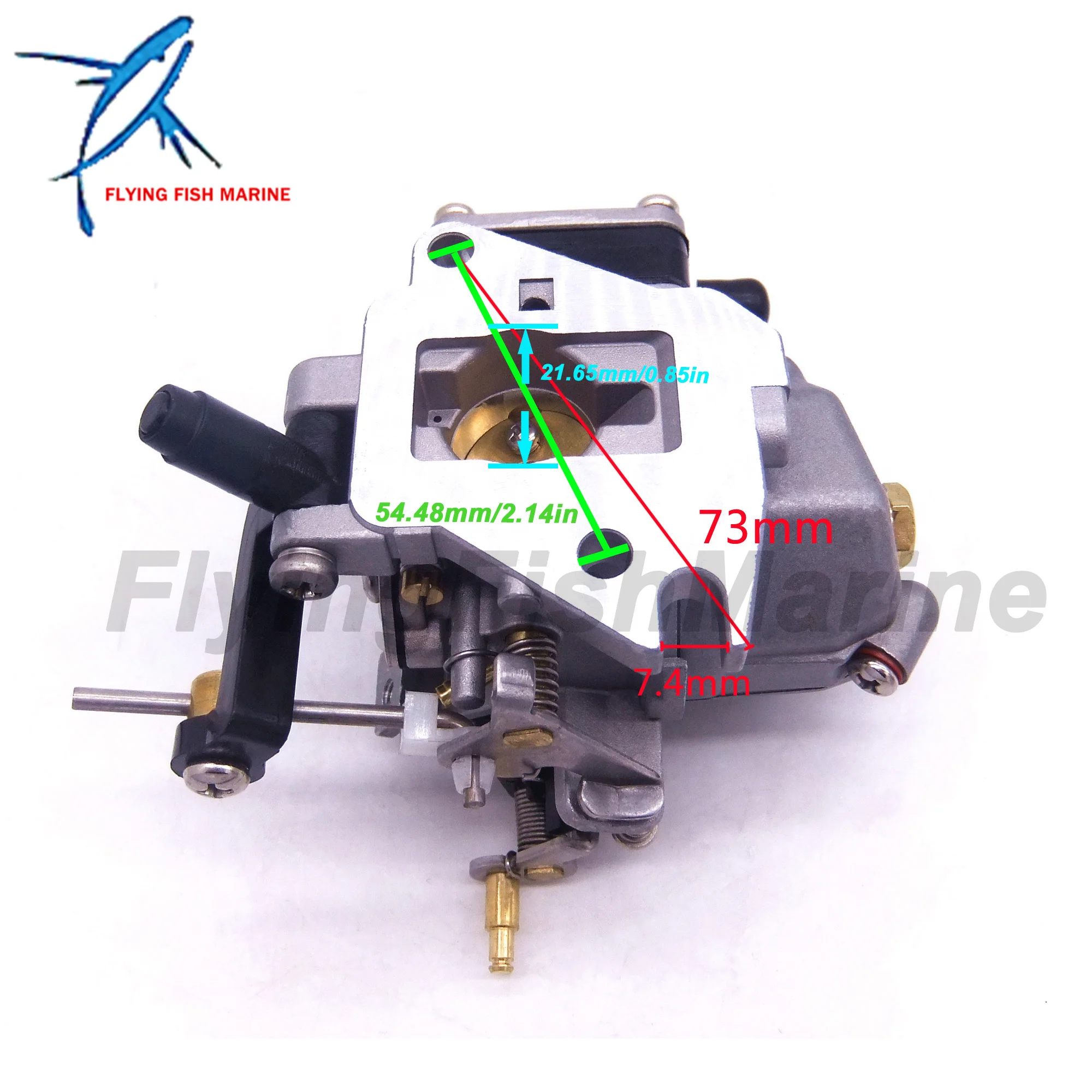 6E8-14301-05 6E7-14301 684-14301  2-stroke 9.9hp 15hp Boat Motor Carburetor Carb assy  For Yamaha Outboard Engines