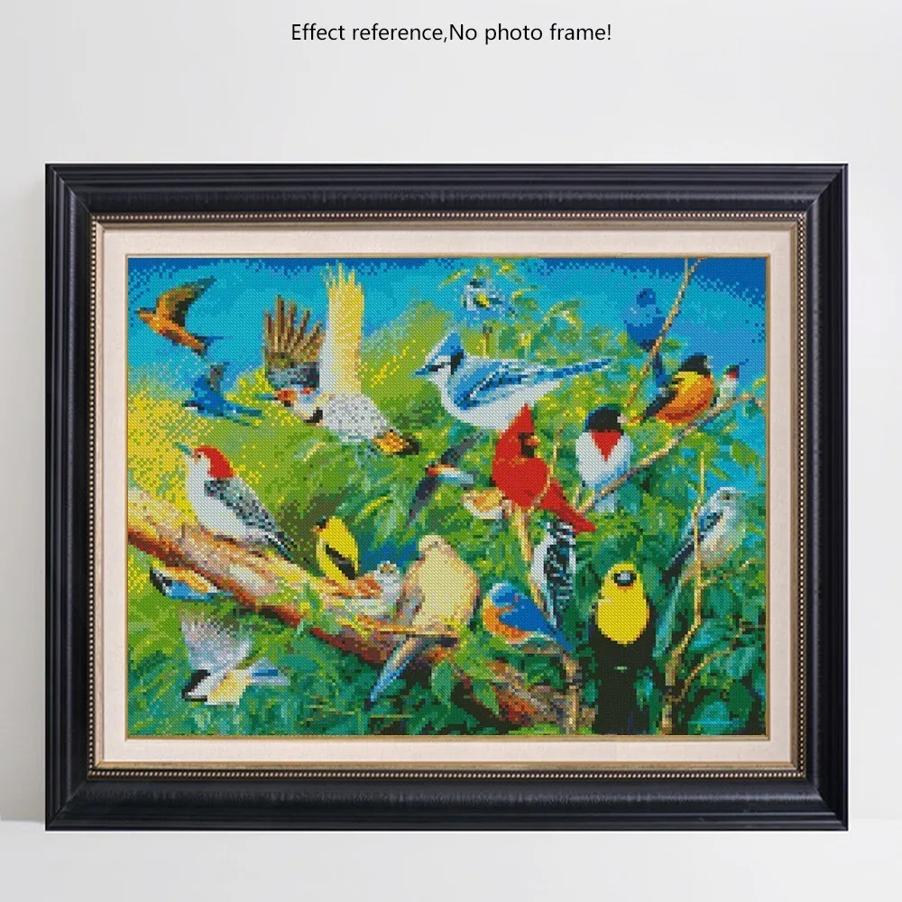 EverShine DIY Animals Paint With Diamonds Full Square Diamond Embroidery Bird Picture Of Rhinestones Mosaic Handmade Wall Decor | Дом и сад