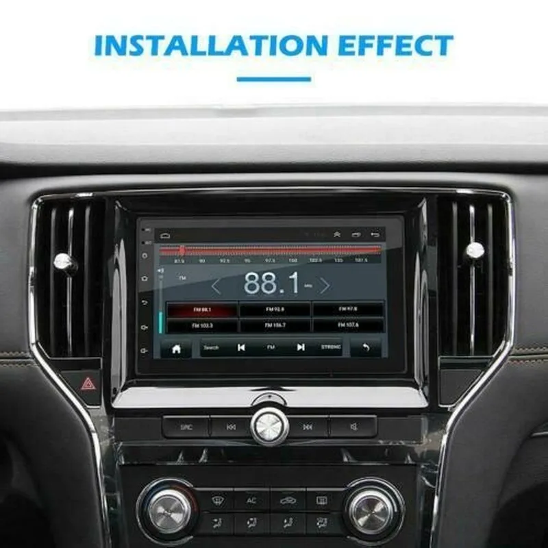 2Din " четырехъядерный Android 8,1 gps Navi Wifi DVR автомобильный стерео MP5 плеер FM Радио авторадио