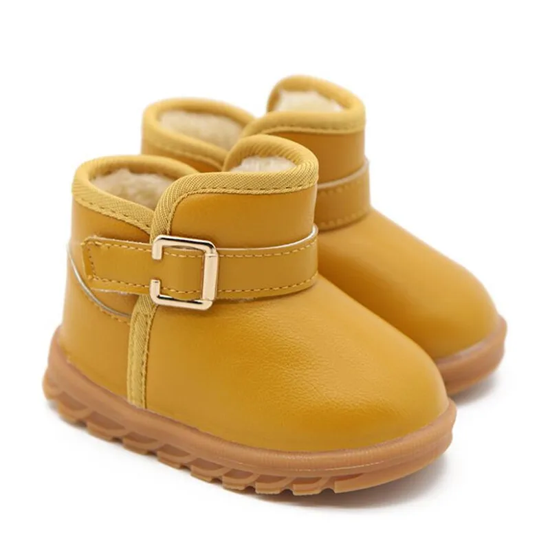 2021 детские зимние ботинки для мальчиков и девочек теплые с плюшевой подкладкой |