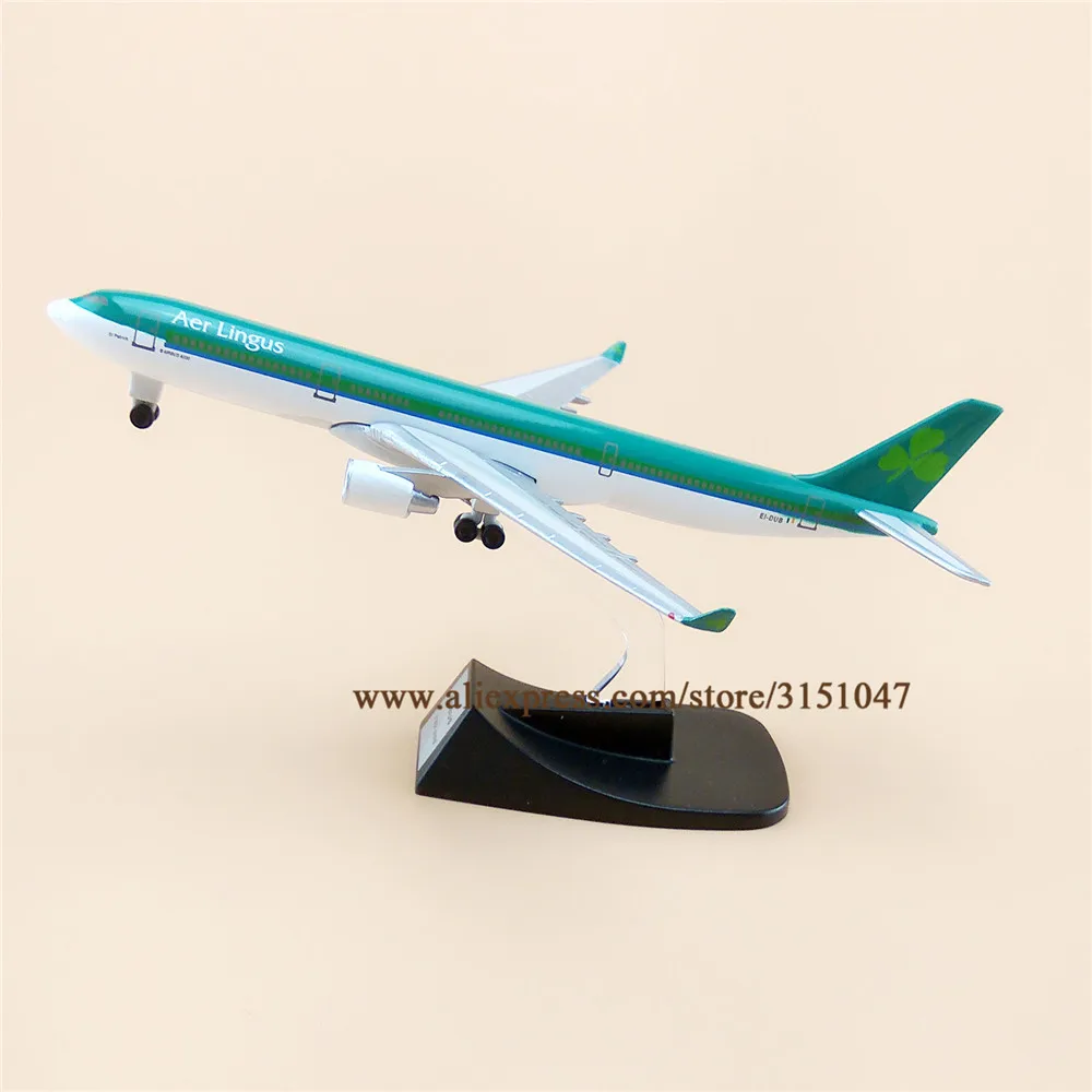 Модель самолета Aer Lingus A330 из металлического сплава 14 см | Игрушки и хобби