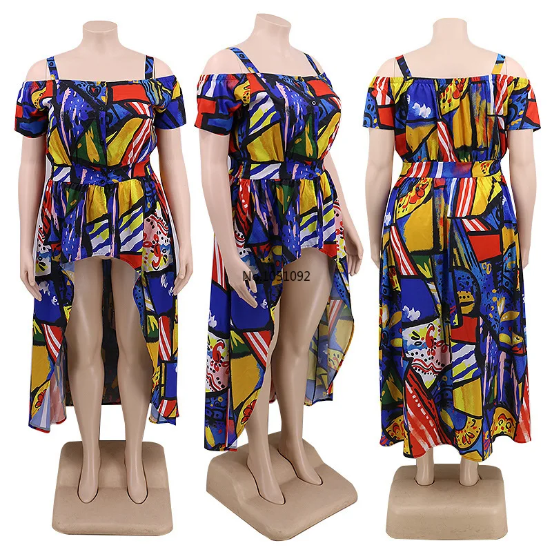 Женское асимметричное платье с открытыми плечами Ретро стиль длинные платья