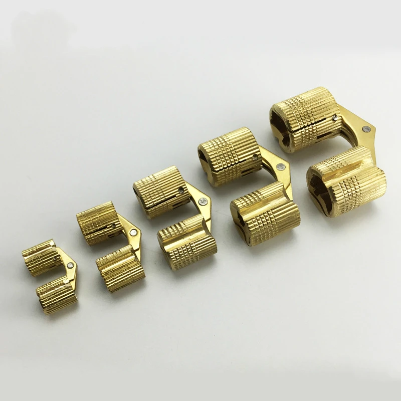 Медная колонна шарнир 1 шт мульти-стандарт скрытый мебельная фурнитура