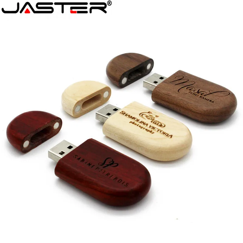 Usb флеш накопитель JASTER деревянный с логотипом клиента 8 32 Гб|USB флэш-накопители| |