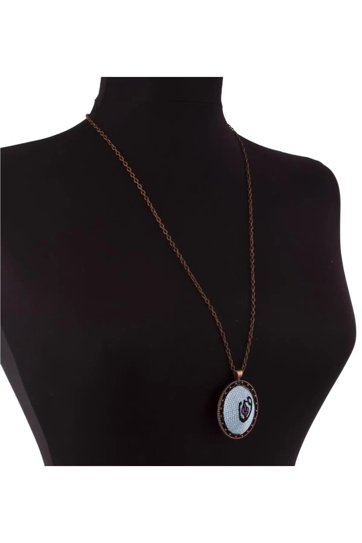 Etamin кулон тюльпан Vav для вышивки крестиком цвет: бронза размер: стандартный |