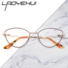 Женские оправы для очков, женские роскошные очки, оптические очки с защитой от сисветильник, Рецептурные очки