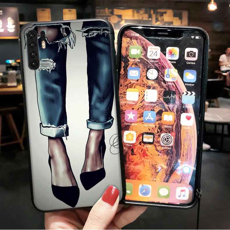 Силиконовый чехол для Huawei Honor 6A 7A 3 ГБ Pro 7C 7X 8Lite 8A 8X 8C 9 Lite 9X | Мобильные телефоны и