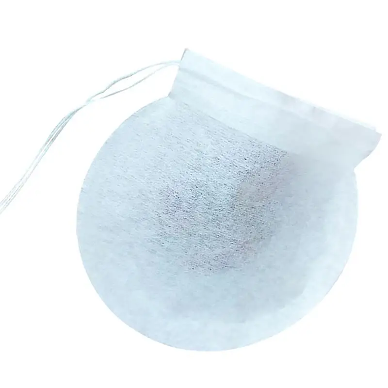 

Tea Filter 100Pcs Bag Empty One-off Drawstring Coffee Strainer Loose Leaf Tea Infuser Paper for Home Travel