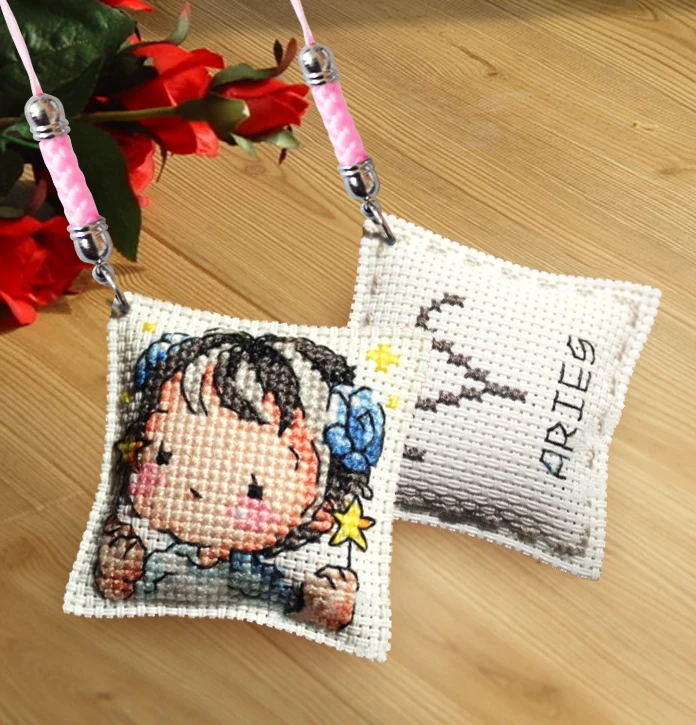 DIY Craft Stich Вышивка крестиком аксессуары для телефонов девушек пластиковая ткань