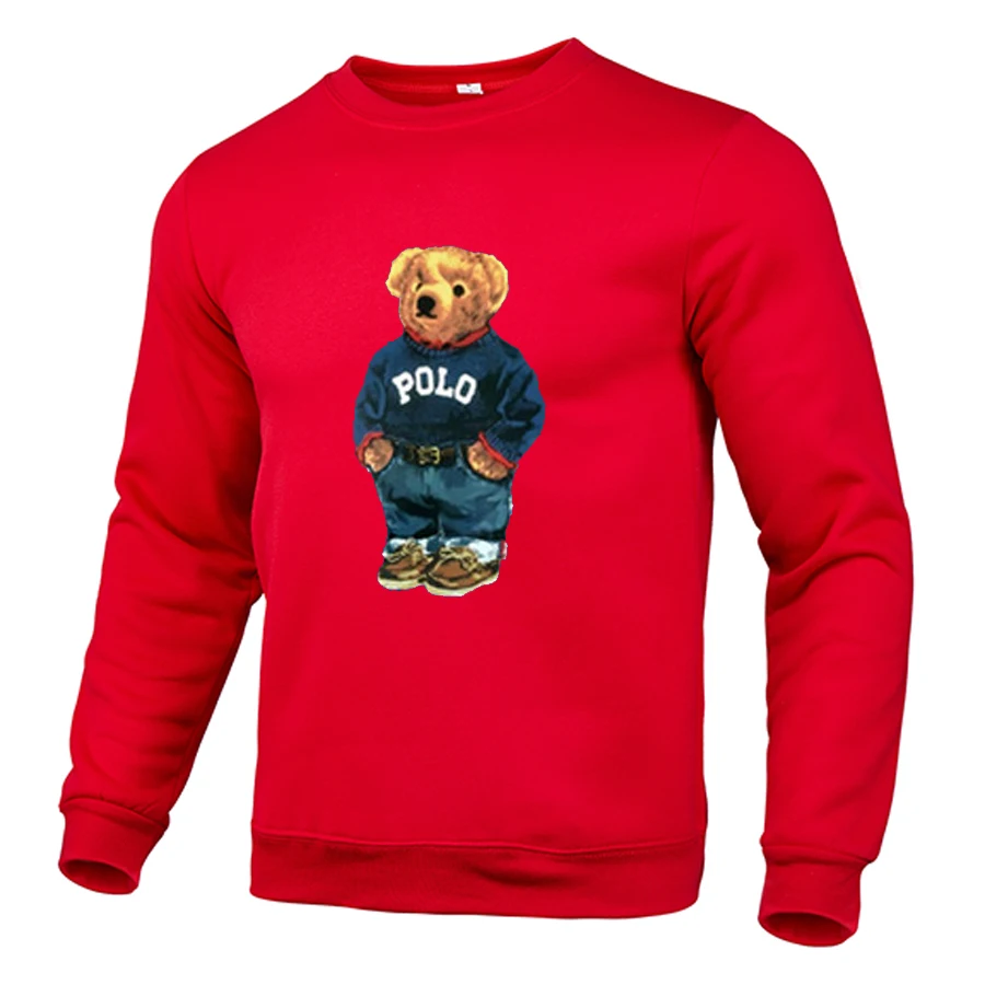 

Retro Limited Edition Bear New Autumn Hoodies Crew neck Hoodie Mens women Outdoor Clothing Sweatshirt Pullover