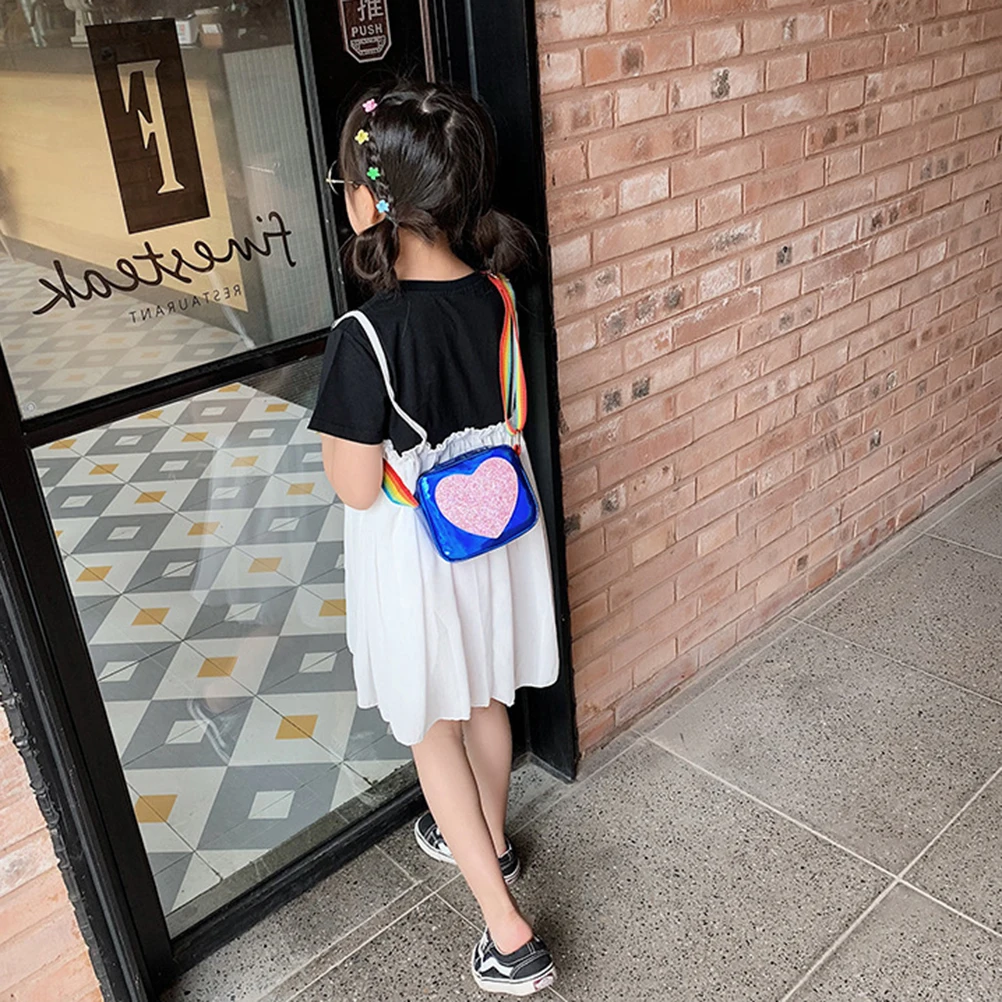 Дети Девушки Любовь сумка с сердцем Женская через плечо дорожная для покупок