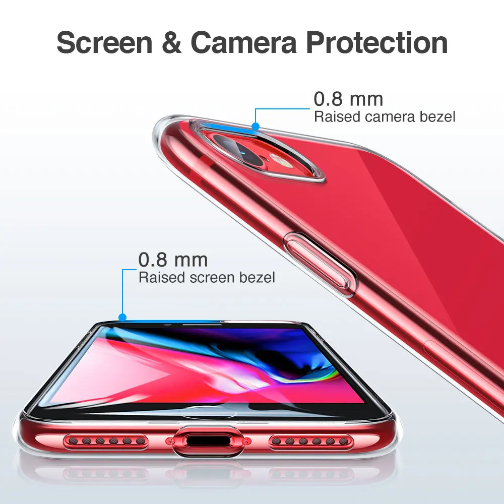 Фото Чехол ESR для 2020 iPhone SE 2 го поколения 9/8/7/6 Plus X/XS/XR 11 Pro Max простой Оригинальный чехол Чехол ESR для 2020 iPhone SE 2 го поколения 9/8/7/6 Plus X/XS/XR 11 Pro Max простой Оригинальный чехол