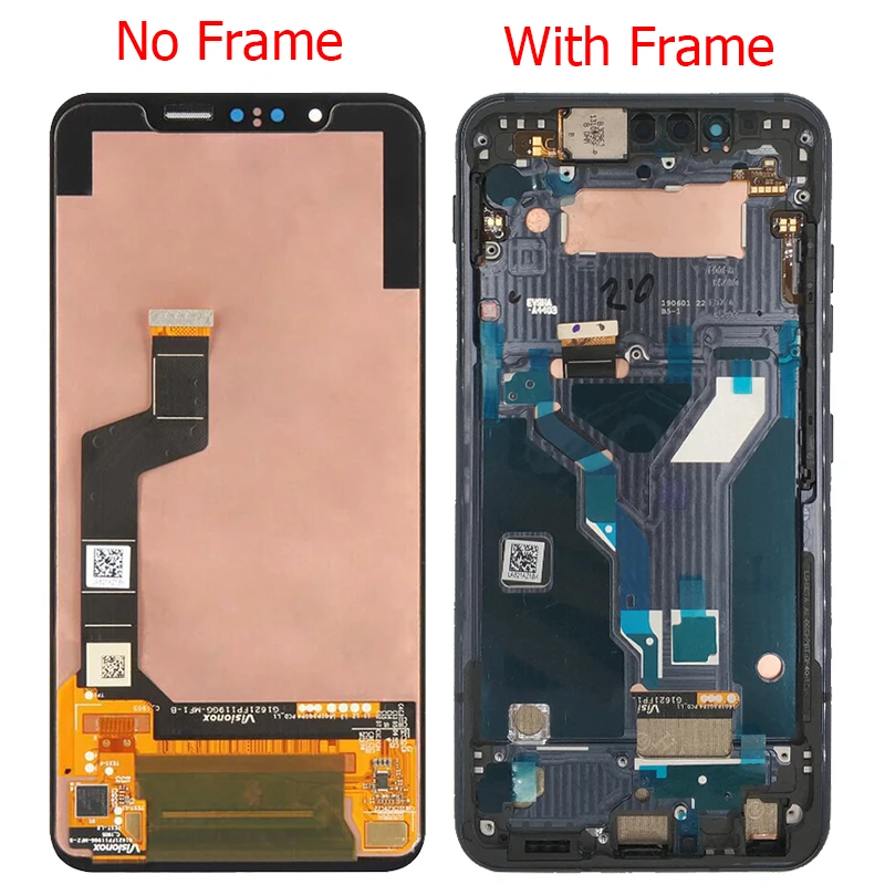 ЖК дисплей с рамкой для LG G8s ThinQ AMOLED 6 21 дюйма|Экраны мобильных телефонов| |