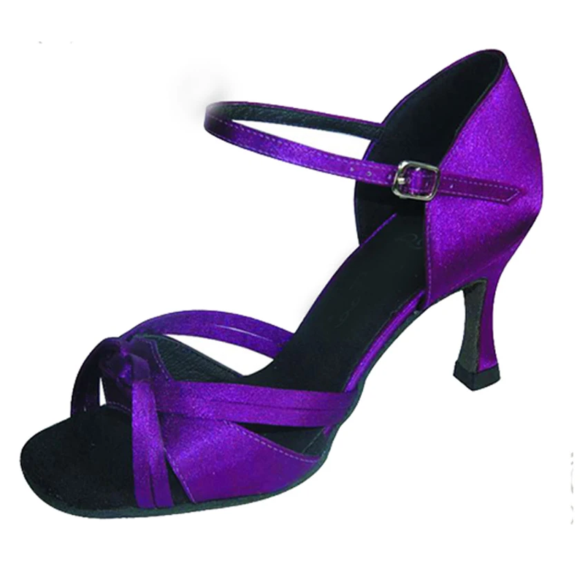 Туфли женские для латиноамериканских танцев открытый носок каблук под заказ