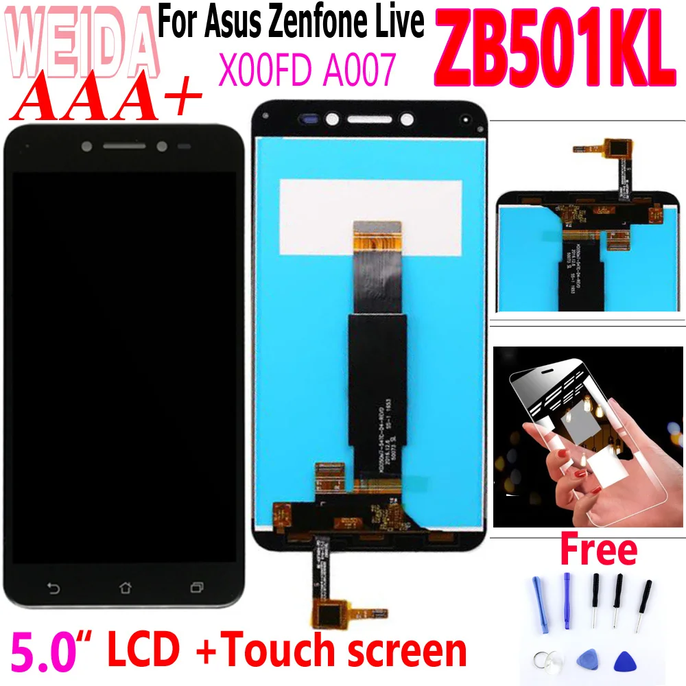 

5.0" LCD For Asus ZenFone Live ZB501KL X00FD A007 LCD Display Touch Screen Digitizer Assembly with Frame for Asus ZB501KL LCD