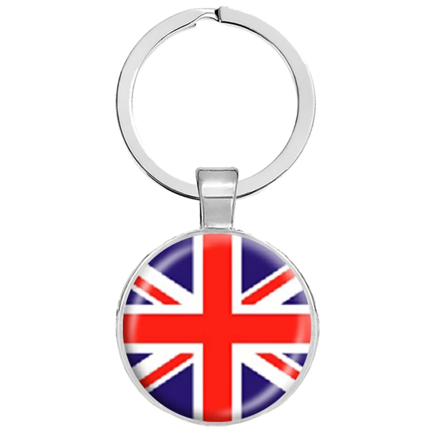 Национальные брелоки с флагом Великобритания Франция Netherland Бельгия Ирландия