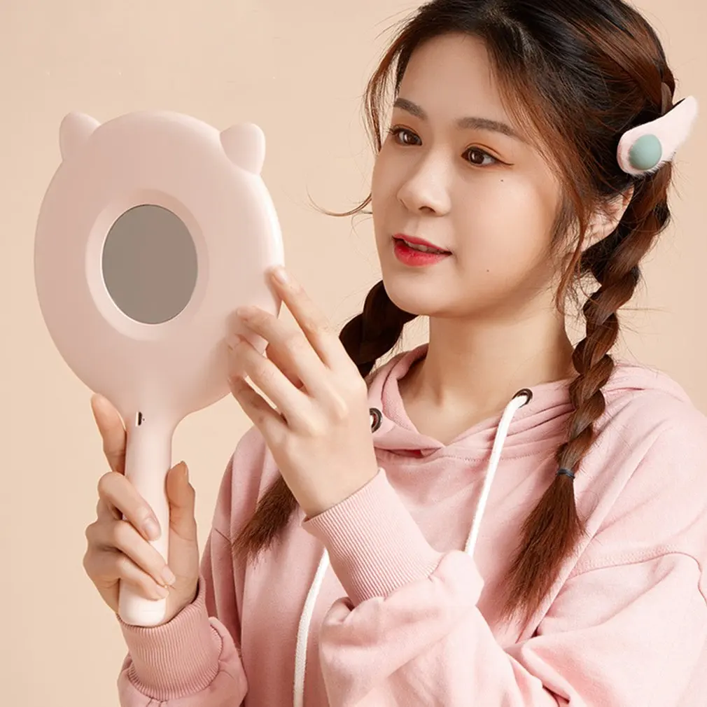 Светодиодное зеркало для макияжа светильник кой Дамская лампа с хранилищем