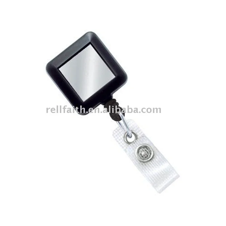 

Square Solid Color Badge Reel with Reinforced Vinyl Strap2120-3551