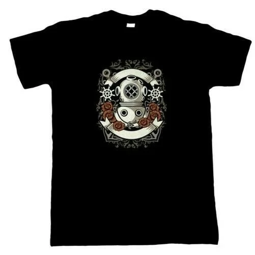 

Diving Helmet, Mens T-Shirt - Hobbies Gift Him