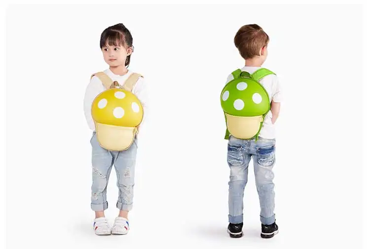 3D милый Mochila Marshroom рюкзак для девочек и мальчиков Kawaii детские сумки для путешествий на открытом воздухе детская сумка на подарок водонепроницаемый высокое качество от 3 до 8 лет