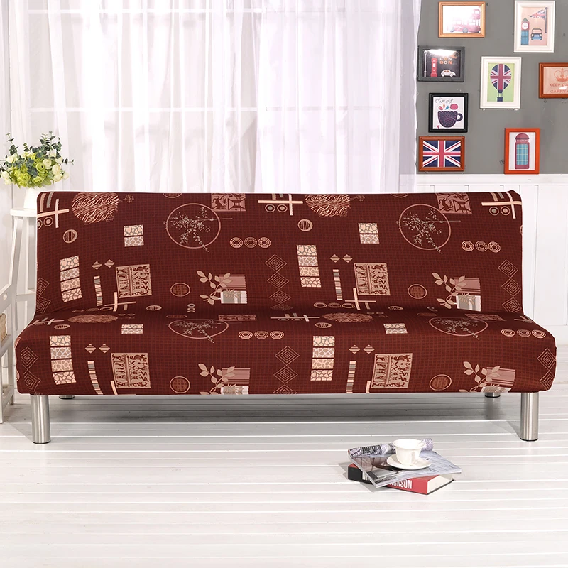 Универсальный Эластичный чехол для дивана без подлокотника складной