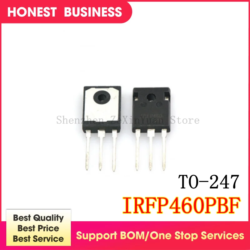 

NEW 20PCS IRFP460 IRFP460PBF IRFP460A IRFP460LC N-Channel Power MOSFET Transistor TO-247