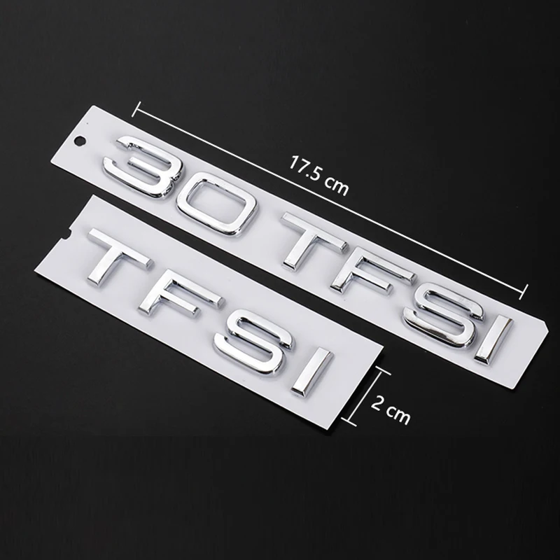 

Car sticker abs plastic TFSI style decoration trunk fender Auto accessories for Audi Volkswagen a3 a4 a5 a6 b8 q5 b9 c7