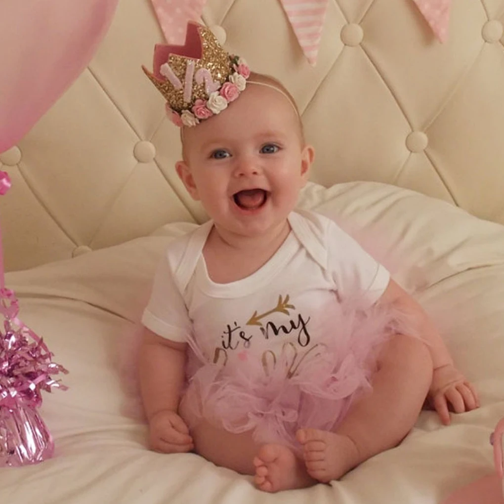 Детский день рождения девочки мальчика вечерние головные уборы с цветами