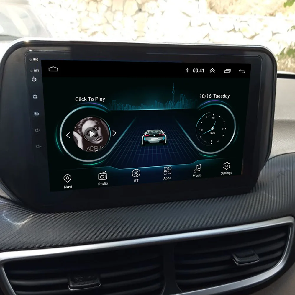 4G LTE Android 8,1 для HYUNDAI TUCSON IX35-Мультимедиа стерео автомобильный dvd-плеер навигация gps радио