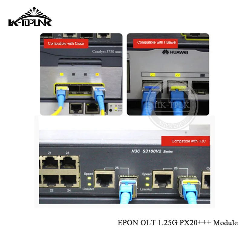 2 шт. модули трансивера EPON OLT GBIC PX20 + ++ +++ SFP разъем порта SC 1 25G 3 ~ 7 дБм совместимый с