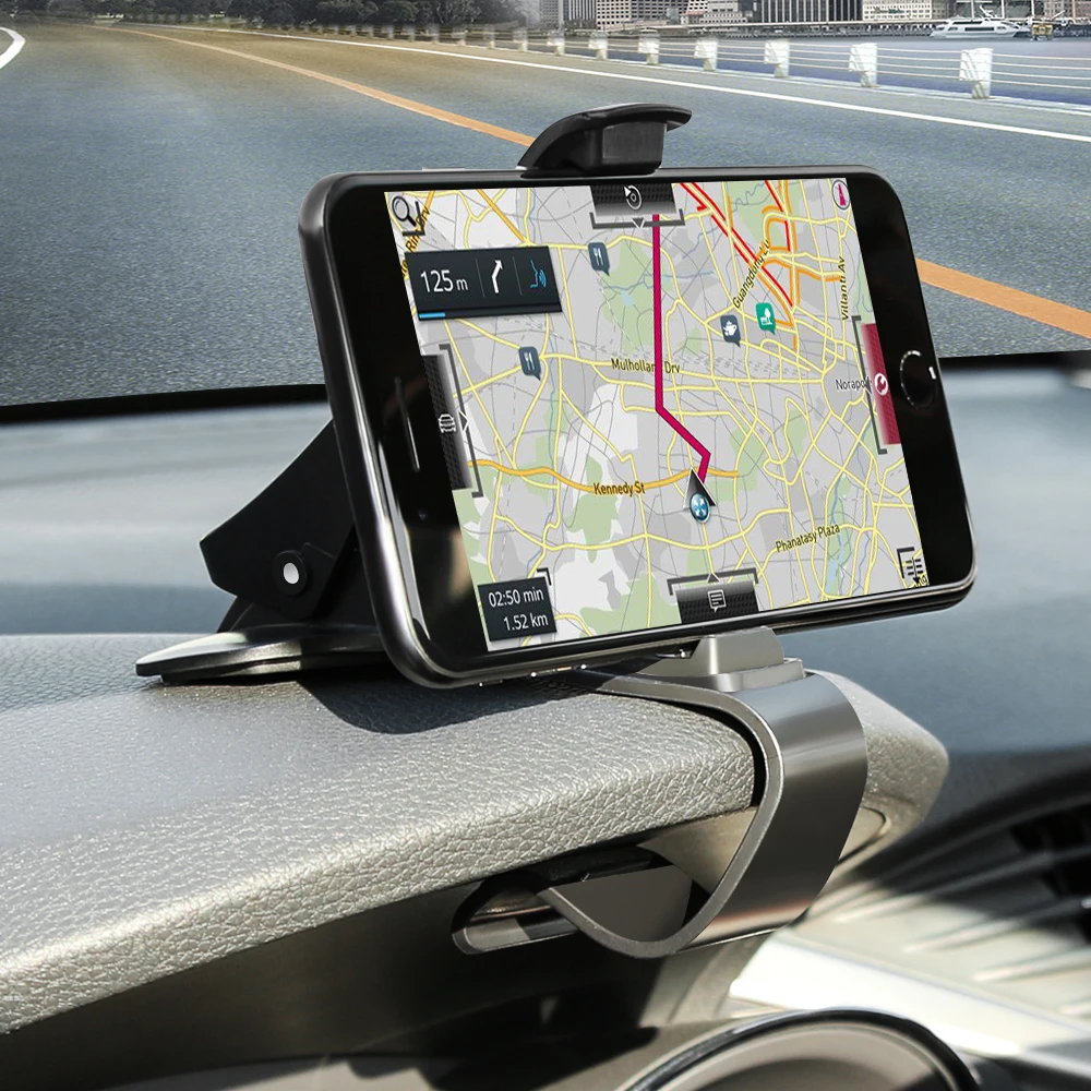 Автомобильный держатель для телефона с GPS навигацией на приборную панель Renault Clio
