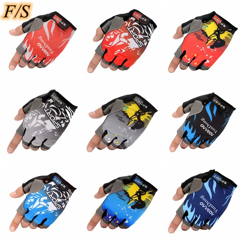 

1 пара велосипедные перчатки с открытыми пальцами Нескользящие дышащие мотоциклетные MTB дорожные велосипедные перчатки спортивные перчатк...