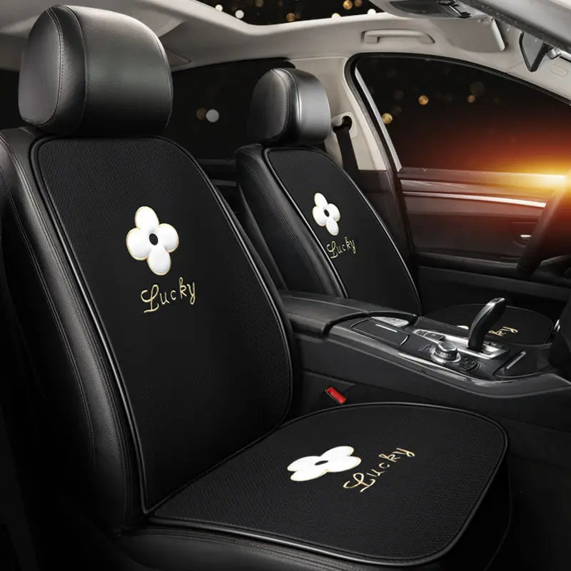 

Car seat backrest four seasons summer breathable silicone non-slip universal cushion