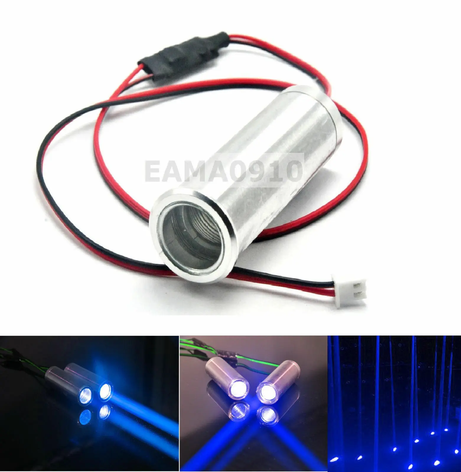 

450nm 100mW 3.6V-5V Pure Blue Laser Diode Module Dot Thick Beam Bar Stage Light
