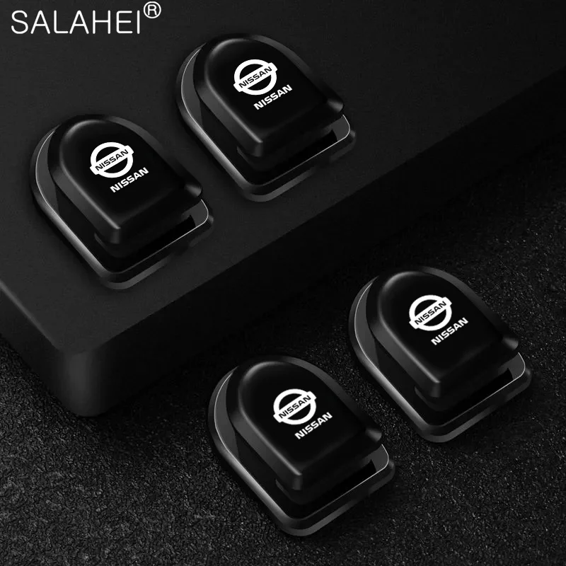 

Car Hooks Organizer Storage Hanger For USB Cable Headphone Key Storage For Nissan Qashqai J10 J11 Juke X-trail T32 Note Almera