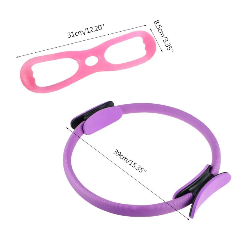 

Fitness Circles Yoga Pilates Ring and Exercise Band Training Resistance Circle