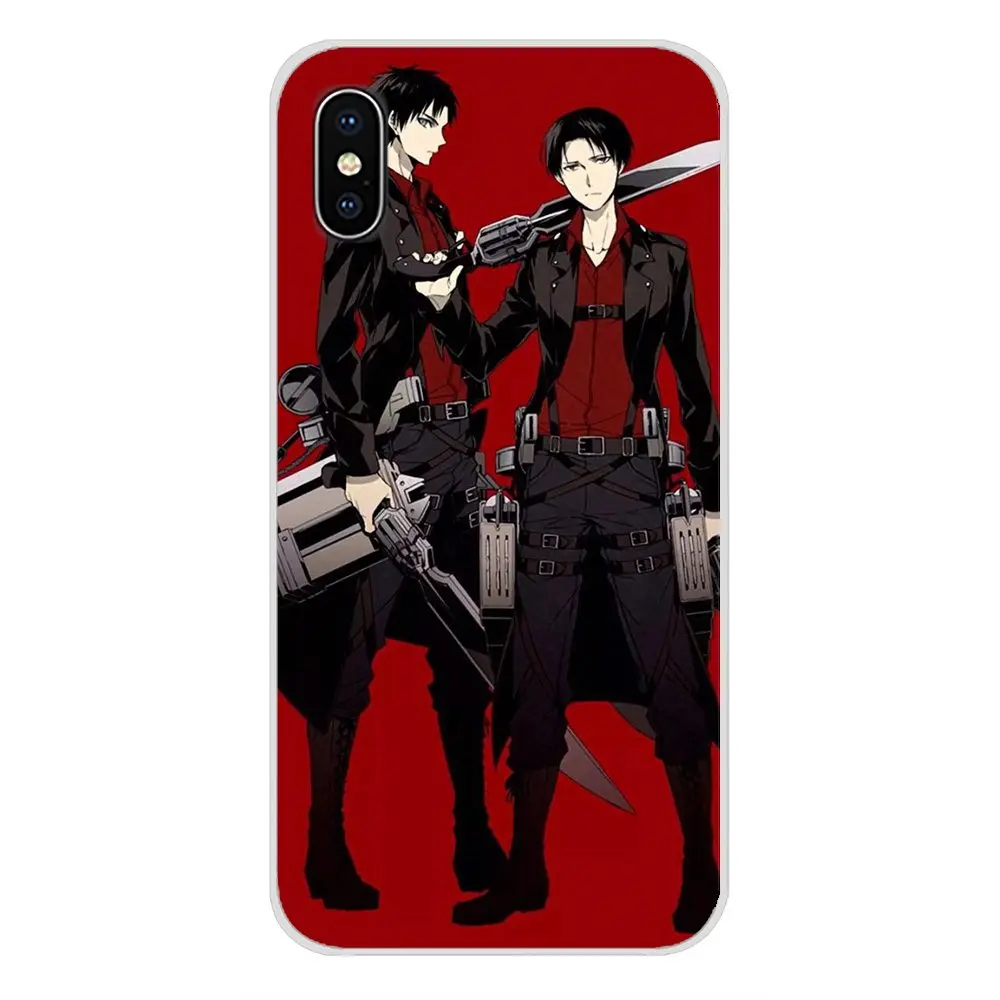 For LG G3 G4 Mini G5 G6 G7 Q6 Q7 Q8 Q9 V10 V20 V30 X Power 2 3 K10 K4 K8 2017 Soft Transparent Cases Cover Attack On Titan Anime | Мобильные