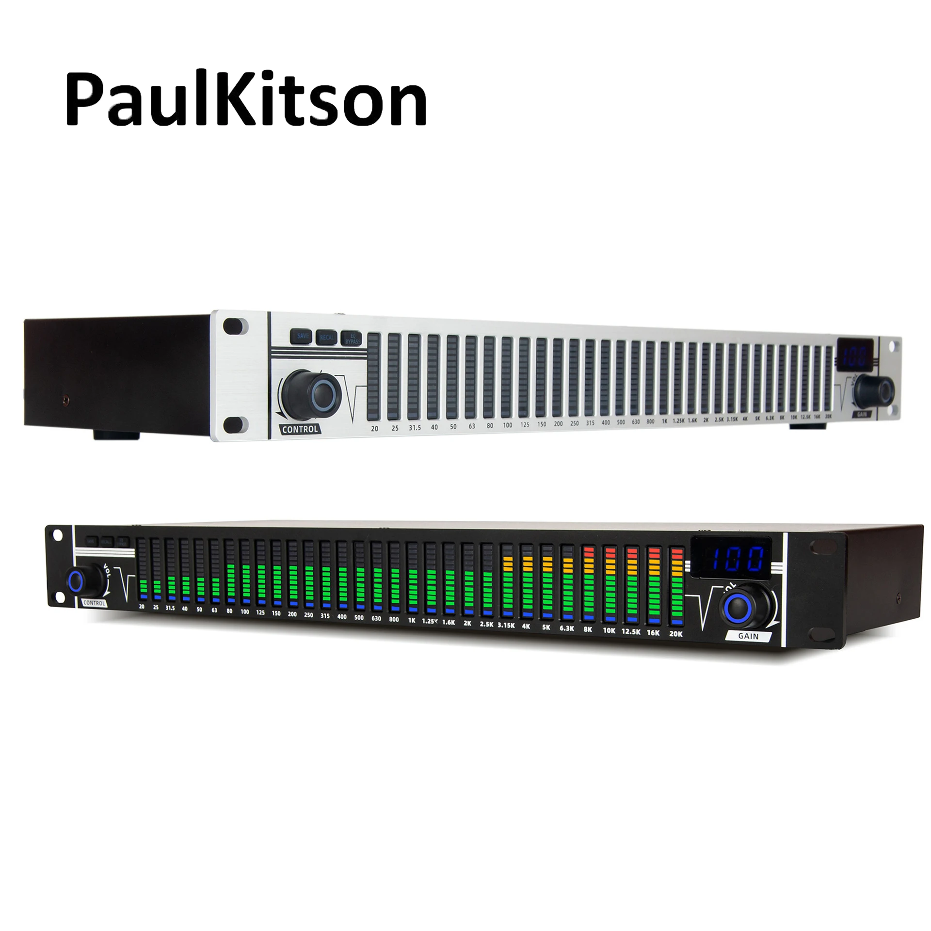 Графический эквалайзер Paulkitson EQ A31Stereo двойной 31 полоса цифровой профессиональная