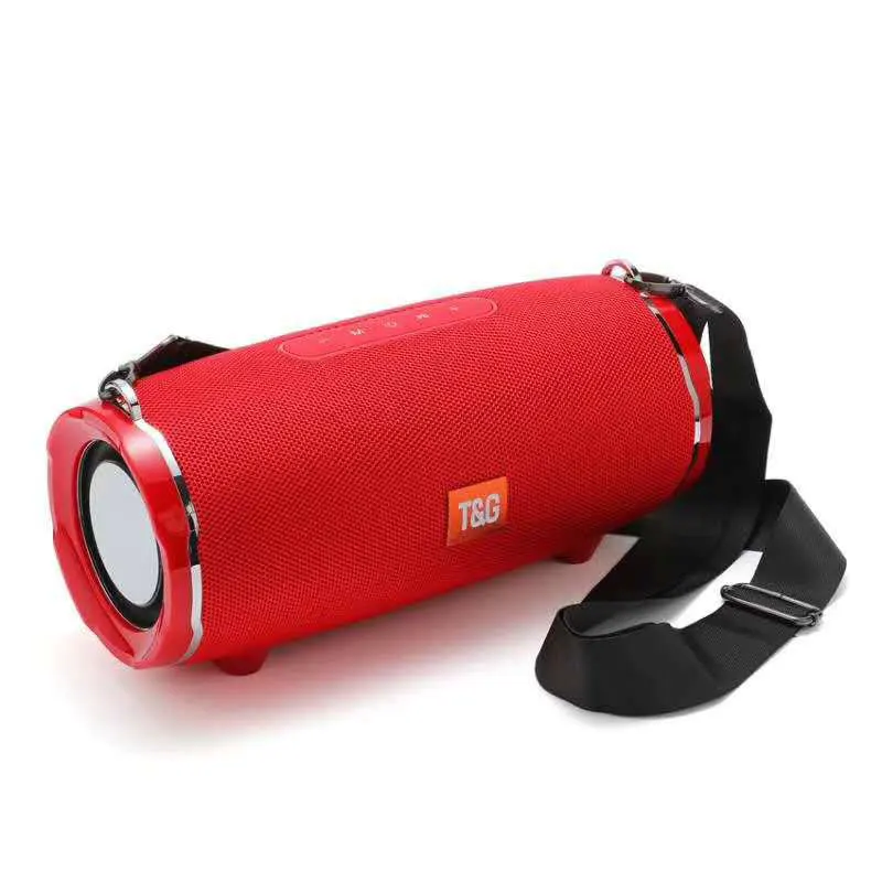20W High Power TG187 Bluetooth Speaker Portable Cylindrical Subwoofer Speaker Suitable for PC Computer Speakers